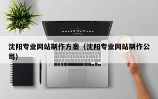 高平沈阳专业网站制作方案（沈阳专业网站制作公司）